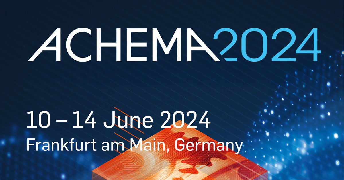 Copertina articolo partecipazione Achema 2024 a Francoforte